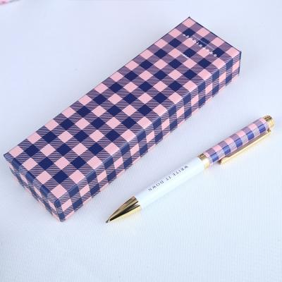 China Best business gift ballpoint pen set metal promo logo wholesale ballpoint pen set for business gift or office stationery for sale