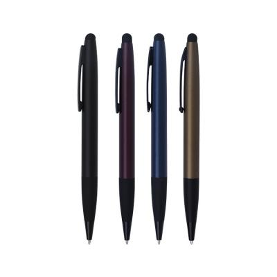 China Pen Supplier Custom Logo Multicolor Promotional Import Phone Mobile Pens Aluminum Metal Twist Action Tip Touch Screen Stylus Pen for sale