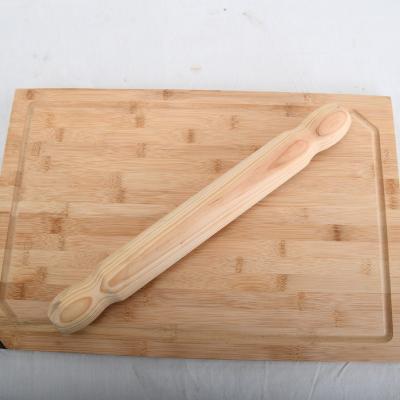 China YouJoy Sustainable Hot Sale 2022 Bamboo Wooden French Roll Pin For Pastry Baking for sale