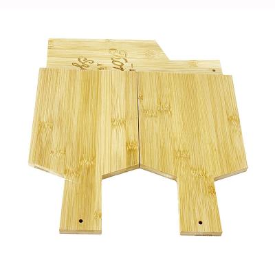 China Sustainable Natural Eco Friendly Wooden Kitchen Cutting Board With Wooden Handle Cheese Board for sale