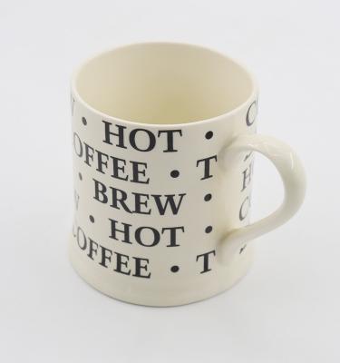 China Viable Hot Sale Customized American Style Coffee Latte Cup Beer Mug Ceramic Tea Cups for sale