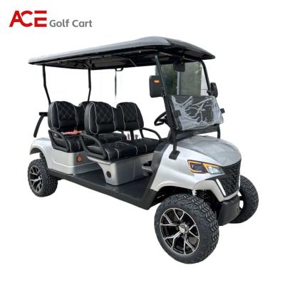 China 4 Seaters Hunting Battery Operated Golf Buggy With Powerful 4kw AC Motor Controller for sale