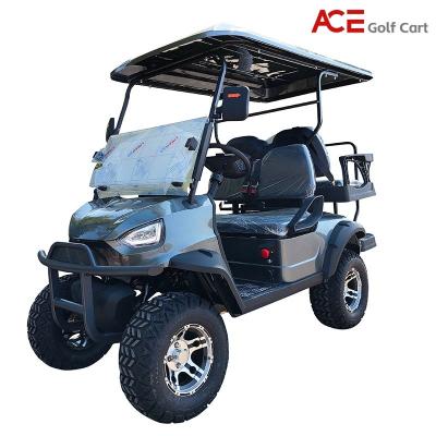 China Stahlrahmen Lithium Golf Buggy 4 Sitzplätze Elektroklubwagen zu verkaufen