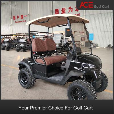 China 2 plazas Golf Cart de Acero Vehículo eléctrico 5kw Motor AC en venta