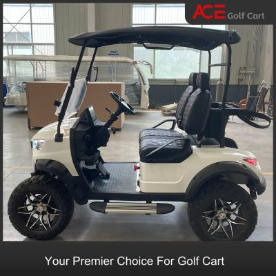 China 14inch Steel Frame Electric Golf Cart With 5kw AC Motor 80km Range 8h Charging Time for sale