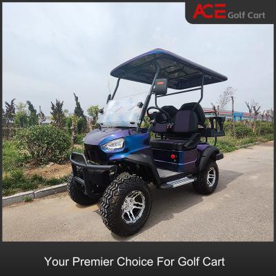 China 40km/H Four Seater Electric Golf Cart With Self Adjusting Rack And Pinion Steering for sale