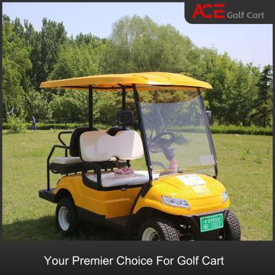 China Multiple Colors 4 Seater Golf Cart With Self Adjusting Steering System for sale