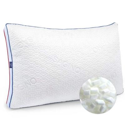 China Anti-Bacteria Wholesale Healthy Five Star Hotel Pillow White Goose Neck Duck Down Polyester Hoses Neck Support Pillows for sale