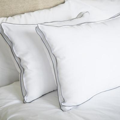 China Hotel Core Pillow Fabric Antibacterial Feather Proof White Feather Guesthouse Hotel Silk Pillow Single And Double for sale