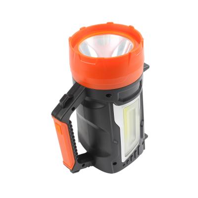 China Super high lumen 3w 3500lm high power usb rechargeable search light with side light emergency led cob search light for sale