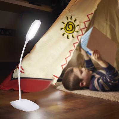 China Cute Flexible USB Rechargeable 1A Touch Switch Table Lamp, 3 Level Dimmable Study Lamp Table LED Reading Lamp for sale