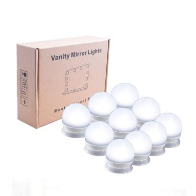 China Vanity Mirror Hollywood Style Beauty Makeup Vanity Mirror LED Bulbs for sale