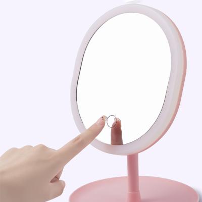 China New Design Manufacturer Cheapest Makeup Impressions Lighted Vanity Mirror with LED Lights for sale