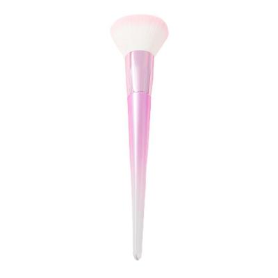 China Beauty Tools Single Pink Angled Eyeshinkadow Eye Makeup Brush Natural Vegan Custom Beauty Pastel Colored Makeup Brushes for sale