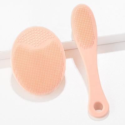 China Comfortable Touching Silicone Amazon Hot Silicone Facial Cleansing Brush And Nasal Wash Brush Hot Selling Cleaning Brush In Stock for sale