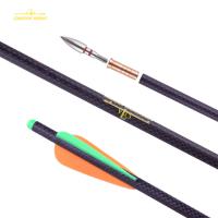 Chine 3k fibre tissée croisée Xbow Arrows Crossbow Bolt 18/20/22 