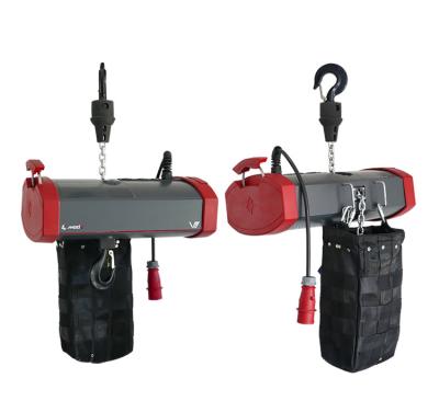 China Machine repairs workshop mini portable electric chain hoist 099 or electric chain winch for lifting truss and light and led for sale