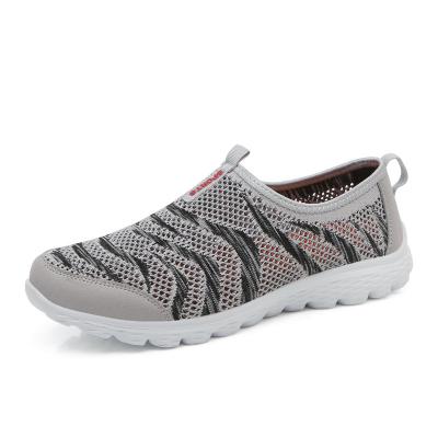 China Fashion\Comfortable\durable\breathable\lighted cheap slip in Mesh Flynit Shoes Casual Shoes Man's Walking Shoes for sale