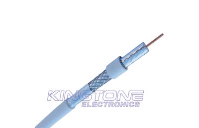 Cina Plenum CMP Rated RG59 Tri-shield CATV Coaxial Cable 20 AWG CCS 67% AL Braid Cable in vendita