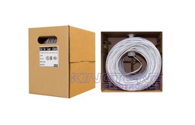 China 24AWG Bare Copper Security Camera Cable UTP CAT5E with UL CM Rated PVC for sale