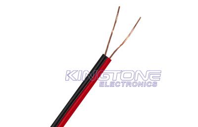 China Parallel CCA Conductor Red Black Audio Speaker Cable 2×0.75mm2 CE Approved zu verkaufen