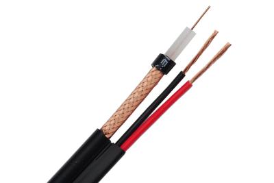 Chine Cuivre du câble RG59 22AWG de Powax avec le fil de puissance de 1.00mm2 CCA pour la caméra de télévision en circuit fermé à vendre