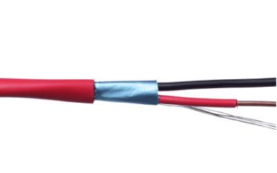 Chine 12 AWG 2 Cores Blindé Câble d'alarme incendie Conducteur en cuivre massif FPL-CL2 PVC à vendre