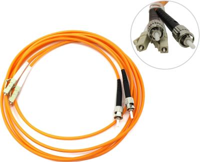 China Duplex ST to LC Fiber Optic Patch Cord Singlemode Multimode for Fiber to The Home for sale