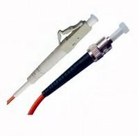 China MM Fiber Optic Patch Cord ST to LC 50 / 125 μm Simplex for Fiber Optic Sensor for sale