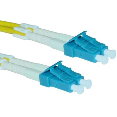 China LC to LC Singlemode Duplex Fiber Optic Patch Cord for Transmitted Equipments for sale