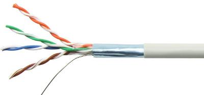 China Netz-Kabel 4 ftp CAT5E passt 24 PVC-Jacke Kupfer AWG-Lehre feste für Ethernet zusammen zu verkaufen