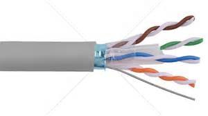 China Cobre sólido del cable de la red del FTP CAT6 con la chaqueta de PVC para la transmisión de alta velocidad en venta