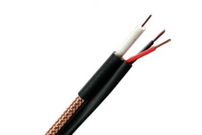 China RG59/U Coaxiale Kabel 20 van kabeltelevisie de Vlecht van AWG BC 95% CCA + 2 de Macht CMR van x 0.75mm2 CCA Te koop