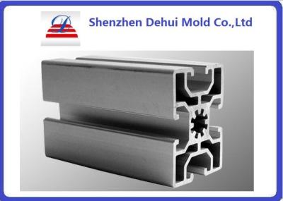 China Square / U / Tshaped Aluminum Extrusion Press ,  Industrial Aluminum Profiles for sale