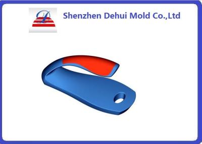 China Automotive Handle Plastic Overmolding , Double Color Injection Molding for sale