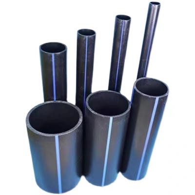 China Hot Selling Easy Installation Good Smooth Hardness High Strength UV Resistance Without Burr Black PE Plastic Water Pipe Low Price HDPE Pipe for sale