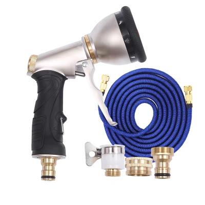 China Wear-resistant 20m PVC Hose Set Fire 20m PVC Belt Water Hose Irrigation Garden Watering Hose With Nylon Threads for sale