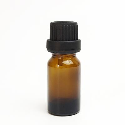 China Cosmetic Essential Oil 10ml Glass Dropper Bottle With Inner Amber Cap 10ml Glass Dropper Bottles for sale