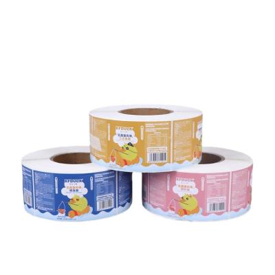 China Manufacturer Product Supplier Direct Sticker Label Private Waterproof Paper Label Waterproof Paper Roll for sale