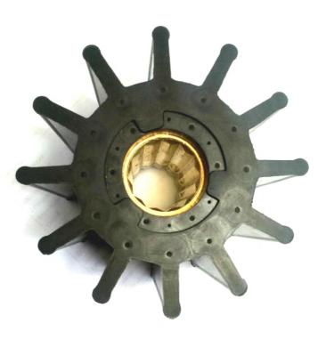 Chine Custom flexible water impeller with NBR material, OD 95 mm, H 88.5 mm custom rubber part à vendre