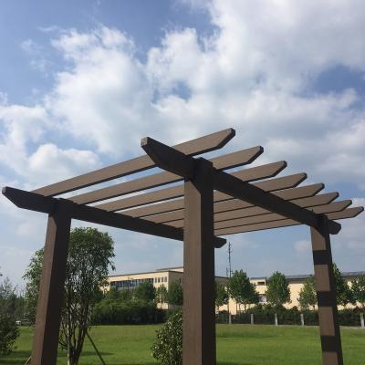 China Anti-water Anti-moth Pergola XF Eco Wood Plastic Composite Pergola Waterproof Decorative for sale