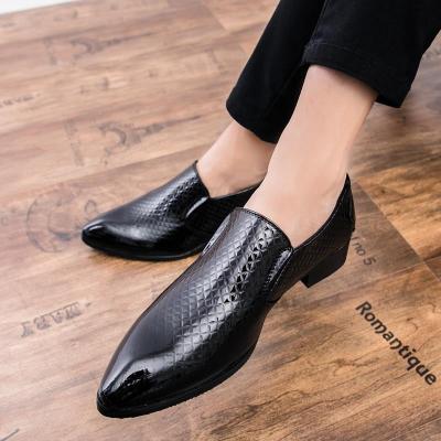 China Men's Breathable Business Dress Leisure Shoes Fashion Men's Breathable Leather Shoes Men's Breathable Leather Shoes for sale