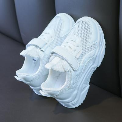 China Lightweight Casual White Shoes Boys Sports Shoes Children Students Girls Breathable Breathable Running Shoes for sale