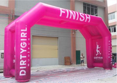 China PVC Tarpaulin Inflatable Finish Arch With Fully Printing Activity / Sports Use for sale