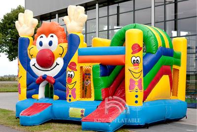 Chine Chambre gonflable de partie d'enfant de Multiplay de videur de Bouncy Castle Rentals de clown avec la glissière à vendre