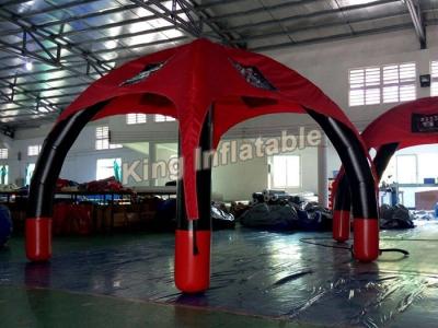 China Red Advertising  Outdoor Air Sealed Inflatable Spider Tent with 0.65mm PVC Tarpauline for sale