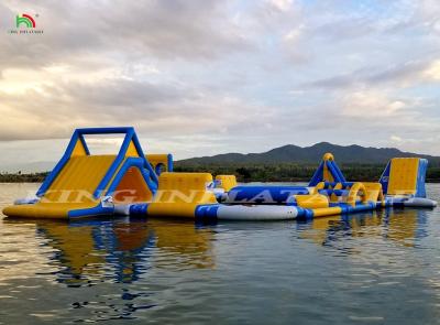 China Aufblasbarer Wasserpark Schwimmender Wasserpark Wasservergnügungspark Aufblasbare Wasserparkgeräte zu verkaufen