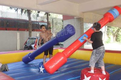 China Red and Blue Gladiator Joust Inflatable Sport Games for Kids and Adults for sale