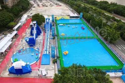 Cina Parchi adulti durevoli dell'acqua del PVC, parco dell'acqua di esplosione con il certificato del Ce in vendita