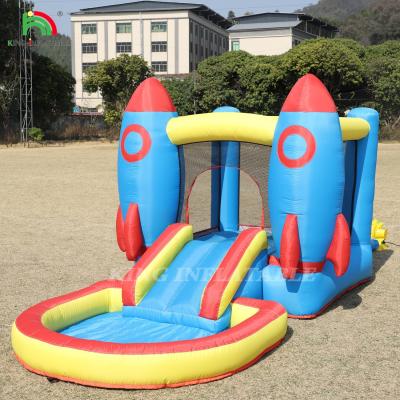 China Fiesta al aire libre Inflable Bounce House Niño Bounce House Combinado con Slide Basket Trampolín en venta